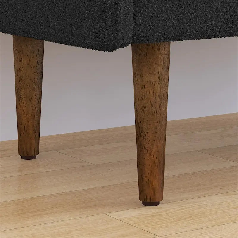 Teddy Velvet Storage Stool,With Storage Space,Suitable For Apartments