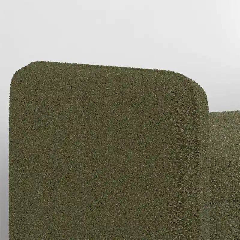 Teddy Velvet Storage Stool,With Storage Space,Suitable For Apartments