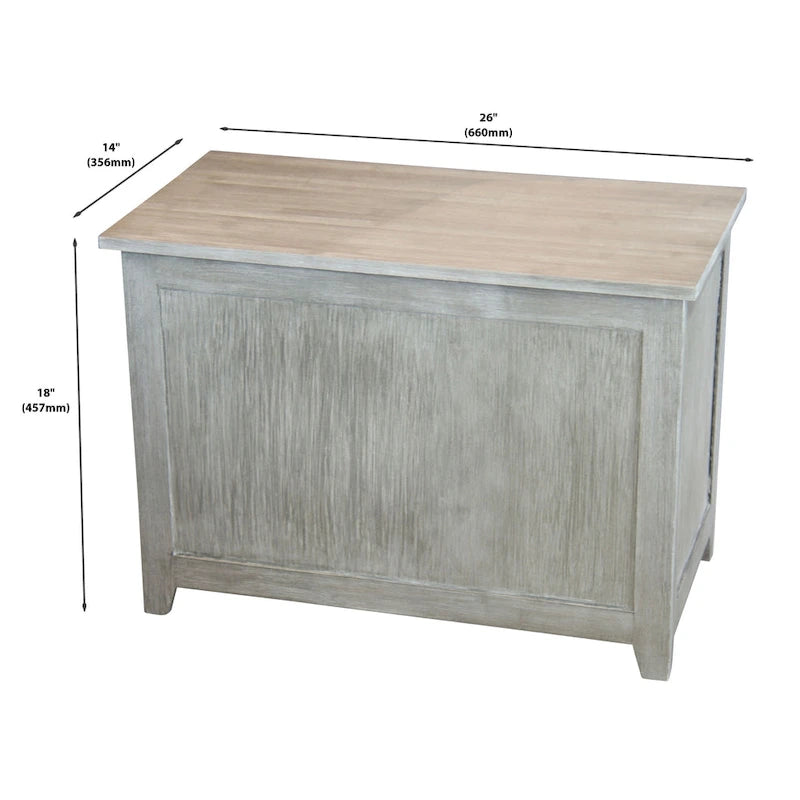 Carbon Loft Molyneux Solid Bamboo Storage Bench