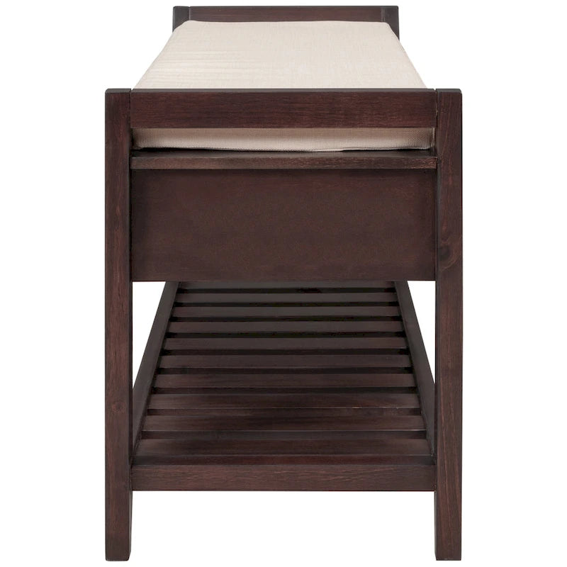 Multi-purpose Shoe Rack with Cushioned Seat and Drawers