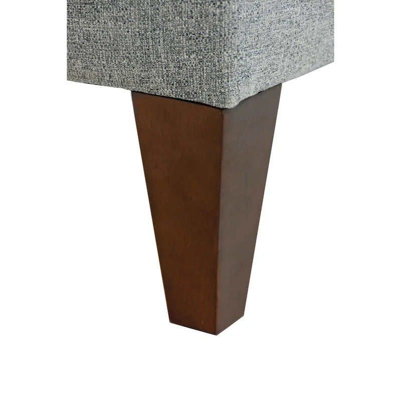Brooke NOVA Fabric/ Wood Button-tufted Long Storage Bench
