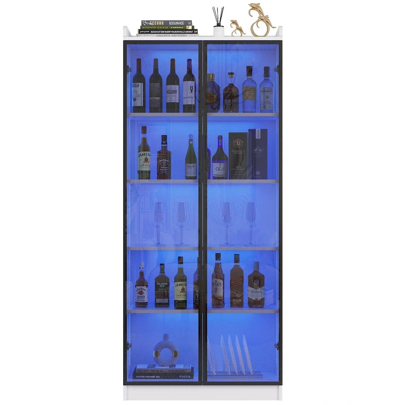 Dining Cabinet with LED light - N/A