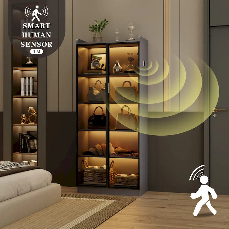 Dining Cabinet with LED light - N/A