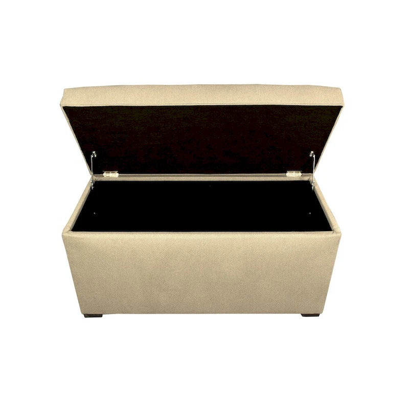 MJL Furniture Angela 8 Button Tufted Dawson7 Storage Trunk Bench