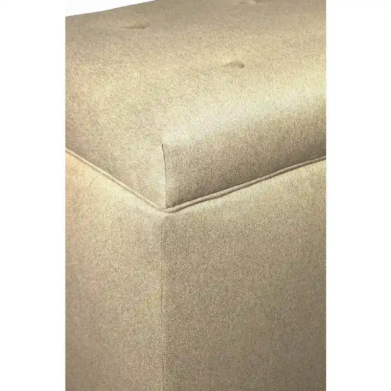 MJL Furniture Angela 8 Button Tufted Dawson7 Storage Trunk Bench