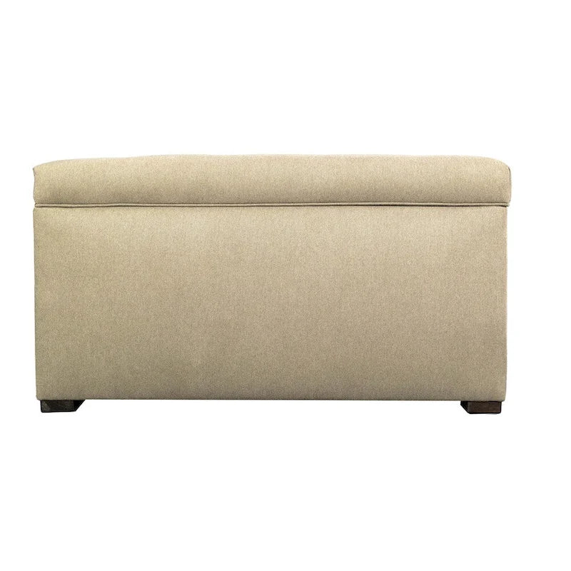 MJL Furniture Angela 8 Button Tufted Dawson7 Storage Trunk Bench