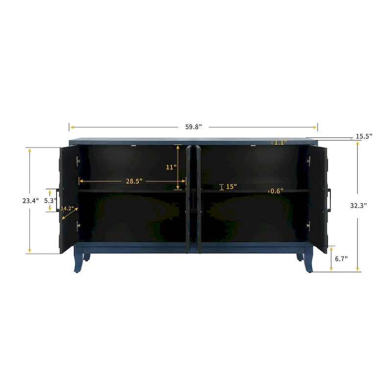 Stronger Vintage Style Buffet Cabinet