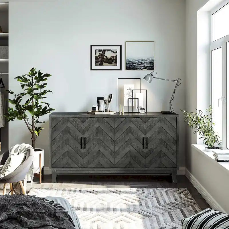 Stronger Vintage Style Buffet Cabinet