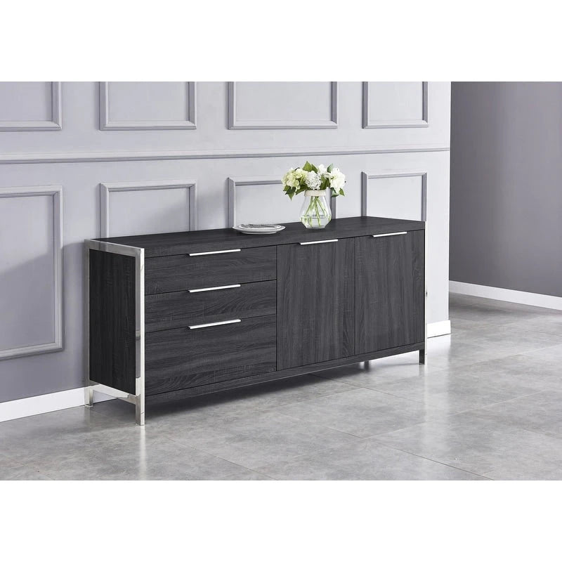 Modern Lacquer 3-Drawer Cabinet