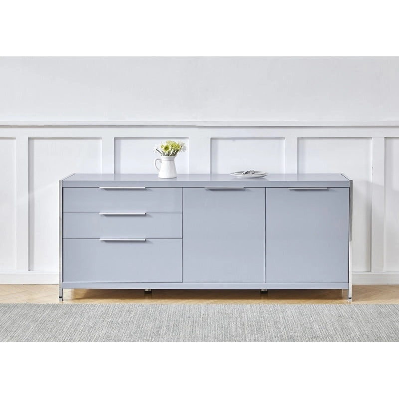 Best Quality Furniture Modern Lacquer 3-drawer Cabinet