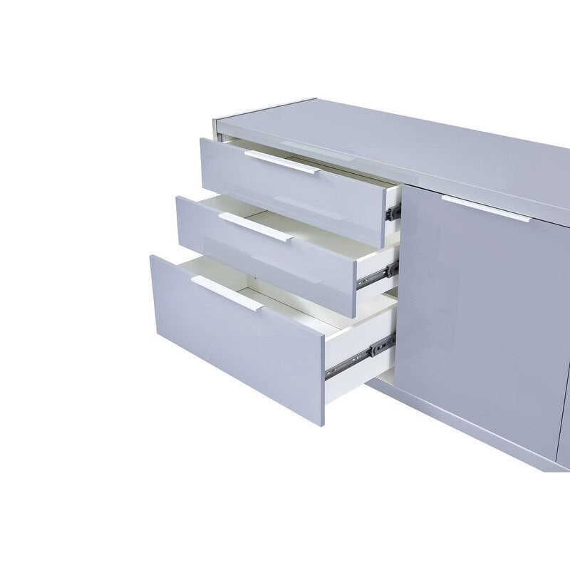 Best Quality Furniture Modern Lacquer 3-drawer Cabinet