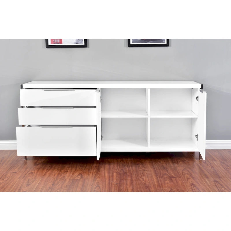 Best Quality Furniture Modern Lacquer 3-drawer Cabinet