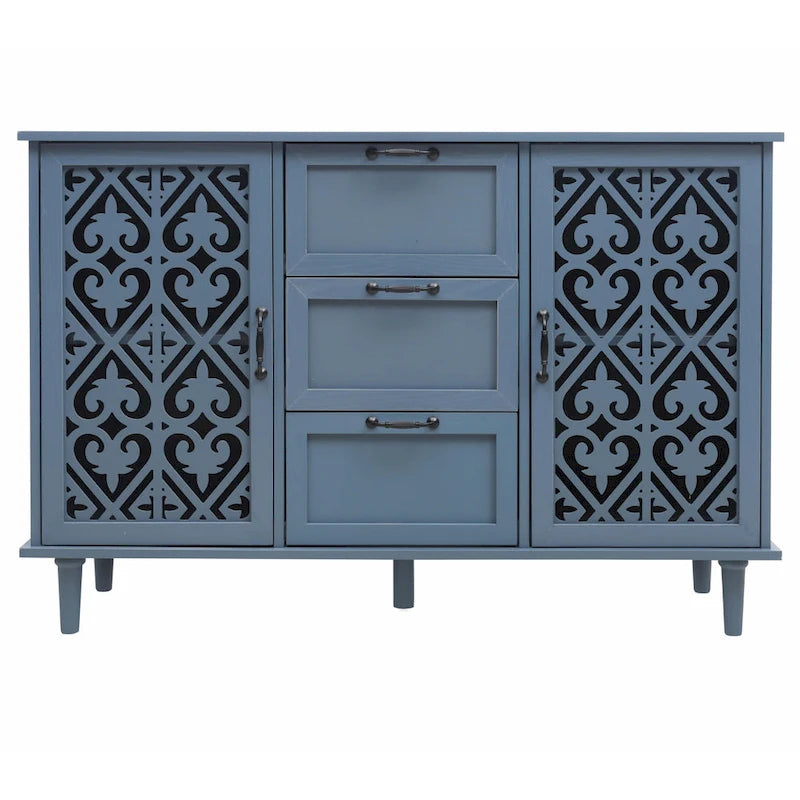 Accent Storage Cabinet with 2 Doors and 3 Drawers