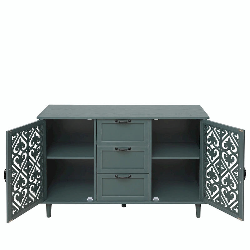 Accent Storage Cabinet with 2 Doors and 3 Drawers