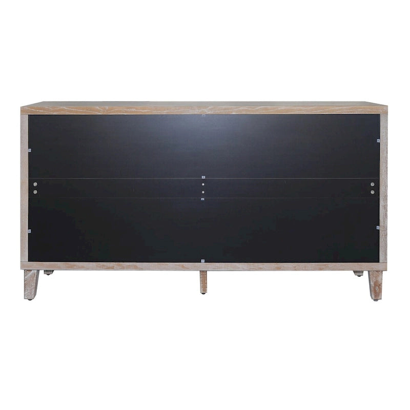 Accent Cabinet 4 Door Wooden Cabinet Sideboard Buffet Server Cabinet - N/A