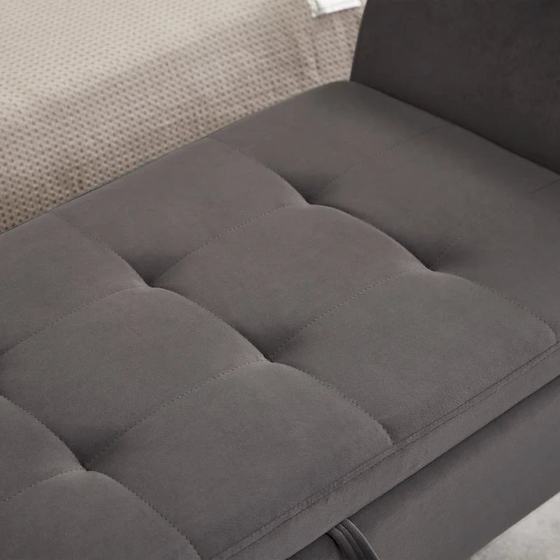 51.5 Velvet Bench with Storage