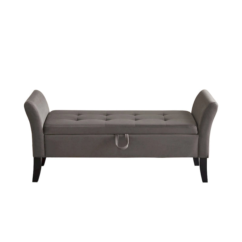 51.5 Velvet Bench with Storage