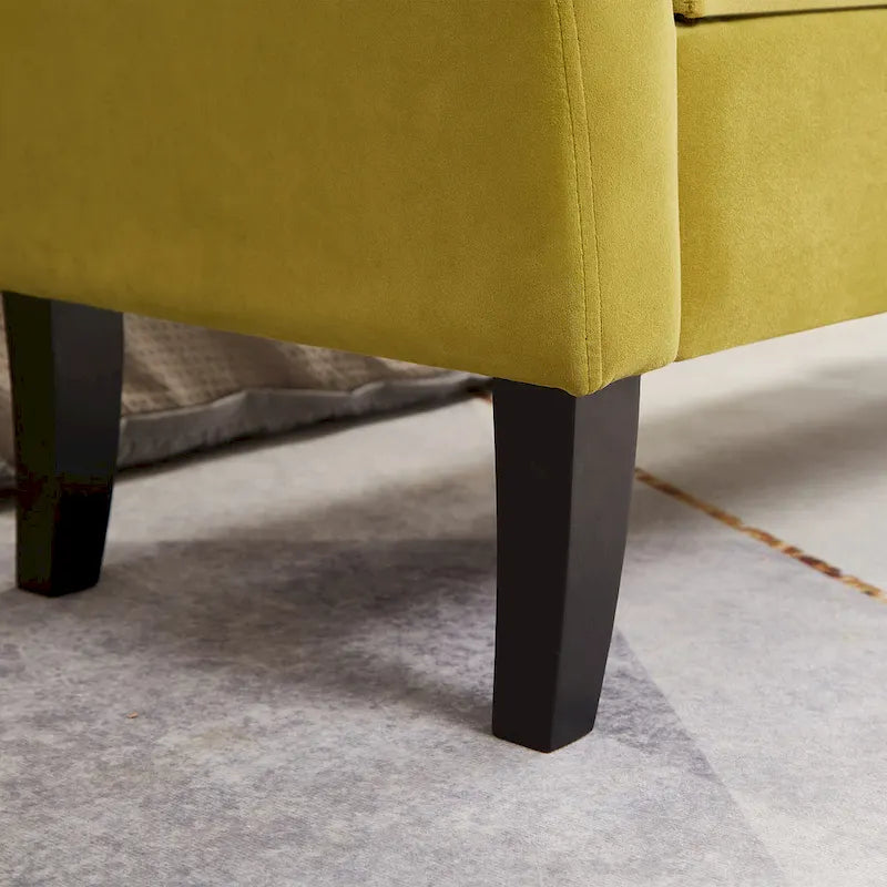 51.5 Velvet Bench with Storage