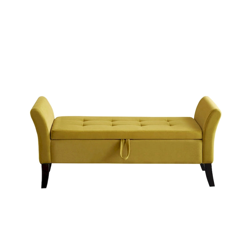 51.5 Velvet Bench with Storage