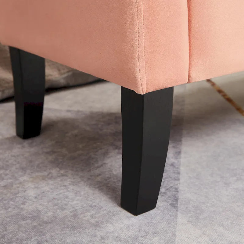 51.5 Velvet Bench with Storage
