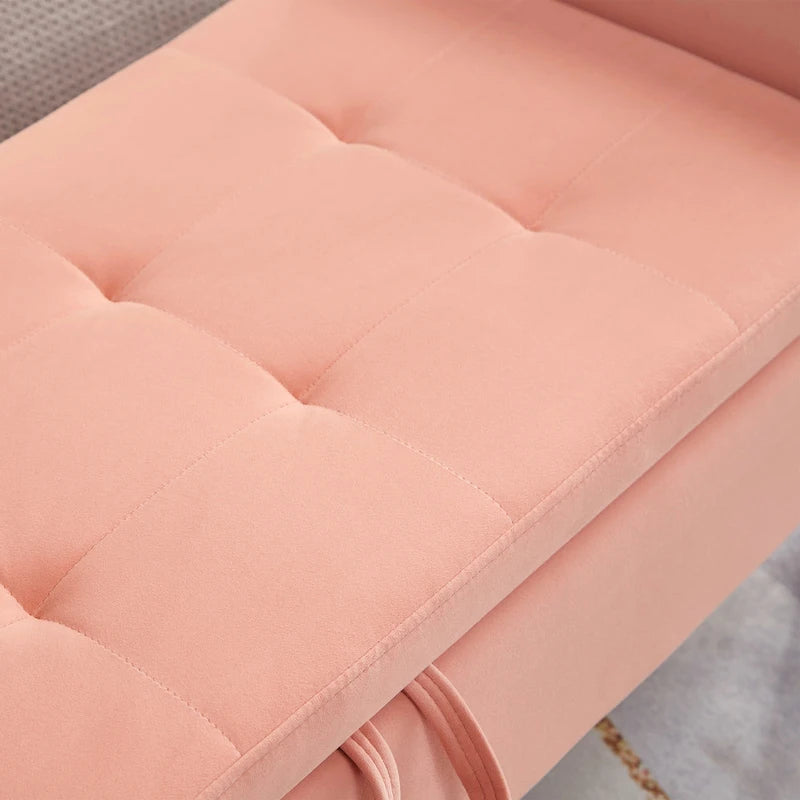 51.5 Velvet Bench with Storage