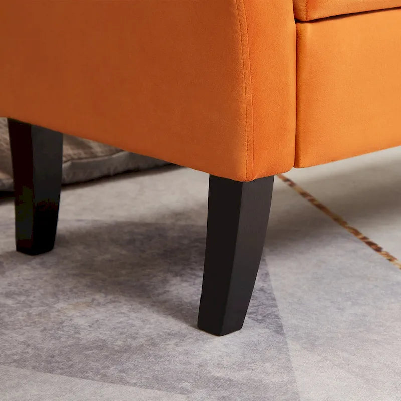 51.5 Velvet Bench with Storage
