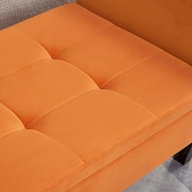 51.5 Velvet Bench with Storage