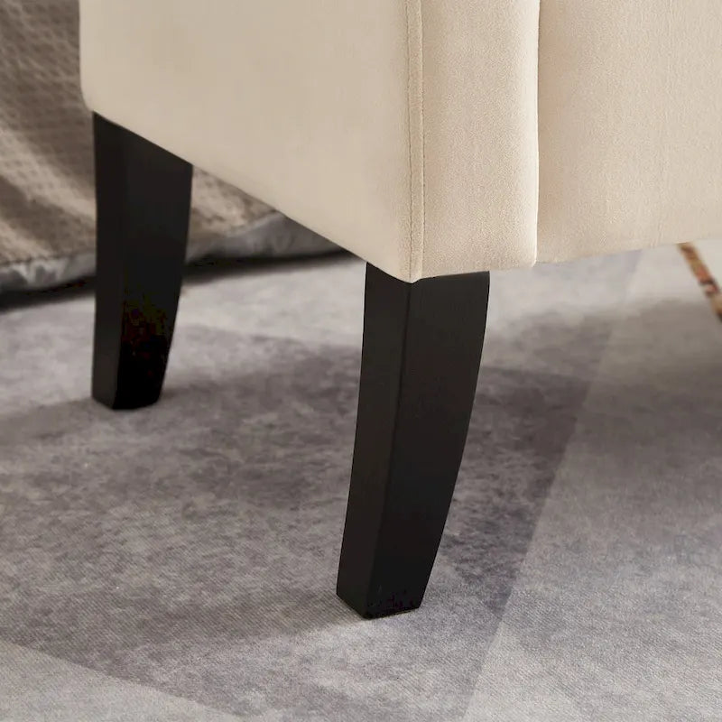 51.5 Velvet Bench with Storage