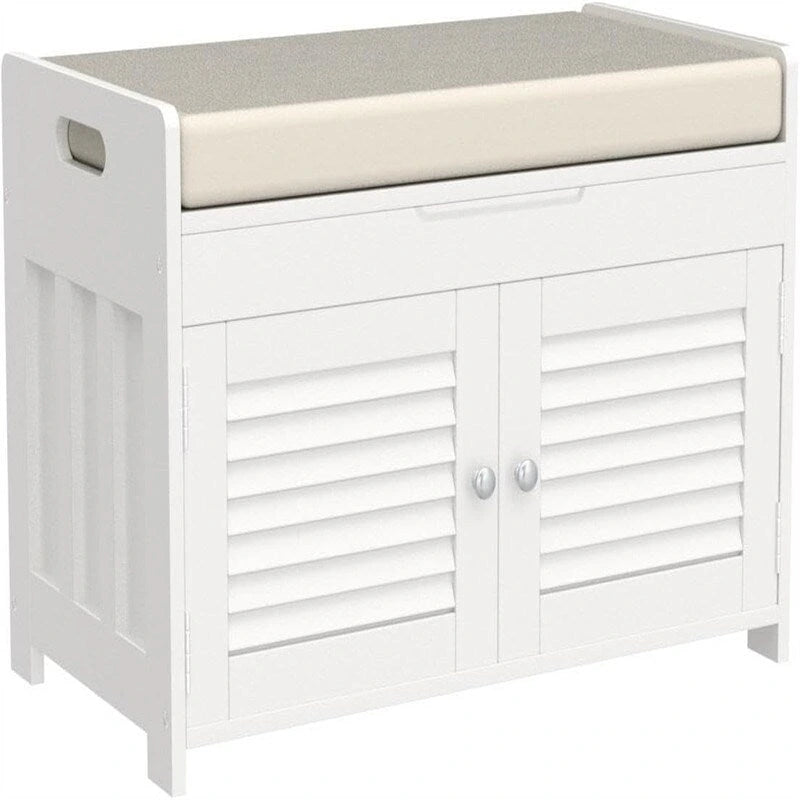 Shoe Storage Bench - 15.94D x 28.35W x 17.87H