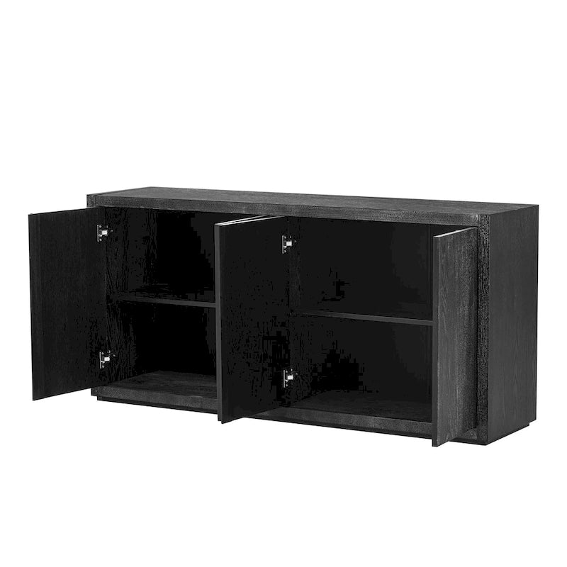 Four-Door Cabinet Sideboard with Ash Veneer