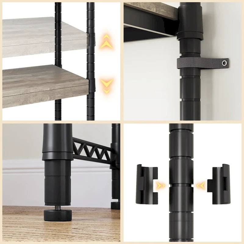 Over The Washer and Dryer Storage Shelf, Laundry Room Organization Racks